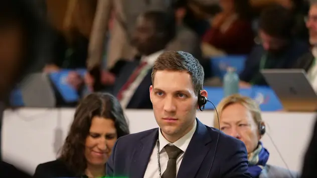 Andreas Bjelland Eriksen deltar på COP16 i Roma