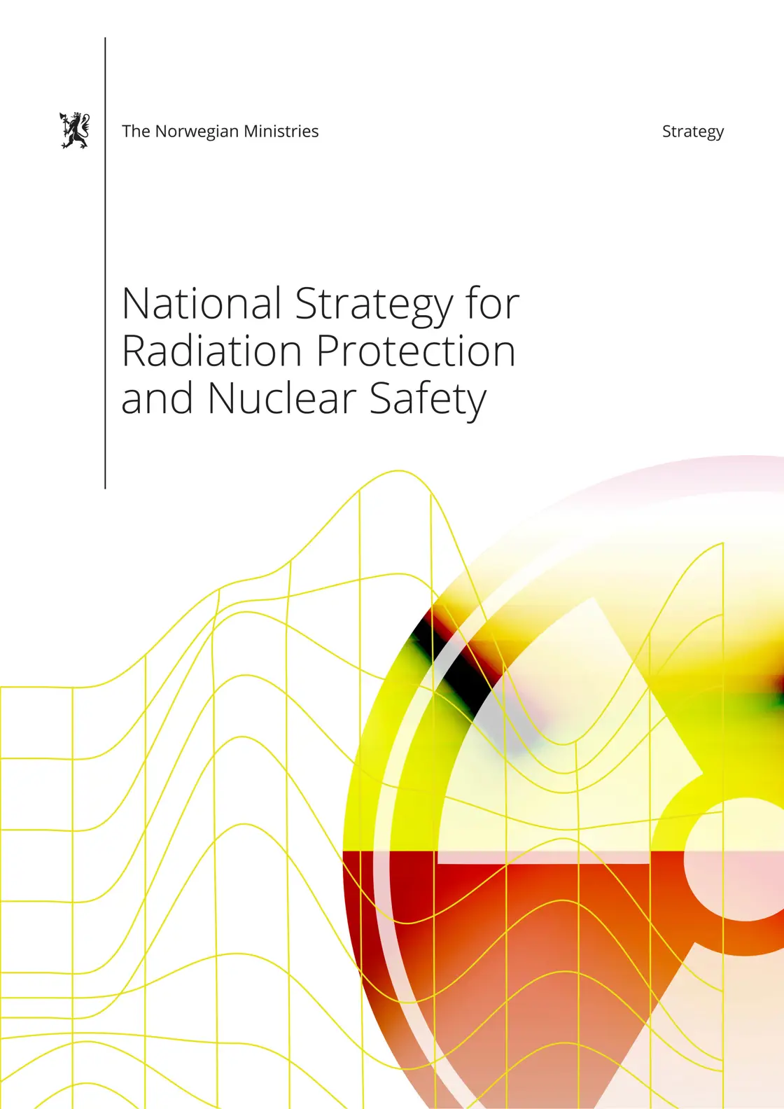 Front page of the national strategy for radiation protection and nuclear safety