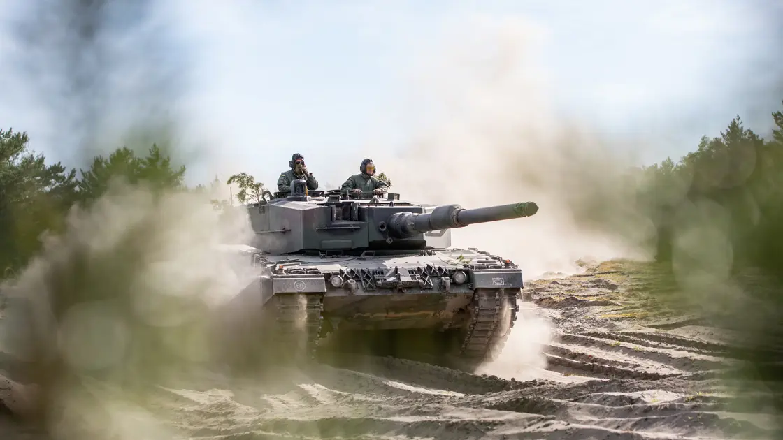 Opptrening av ukrainere på Leopard