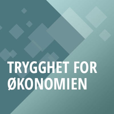 Trygghet for økonomien