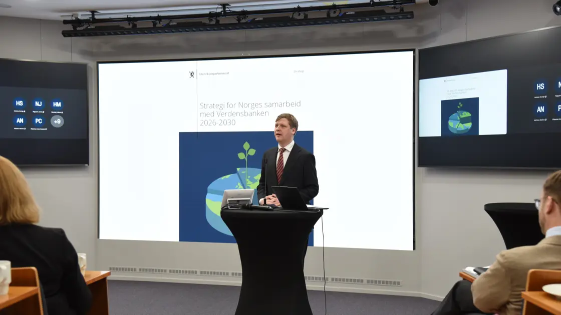 Aukrust holder innlegg