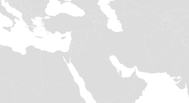 Kart over Midtøsten